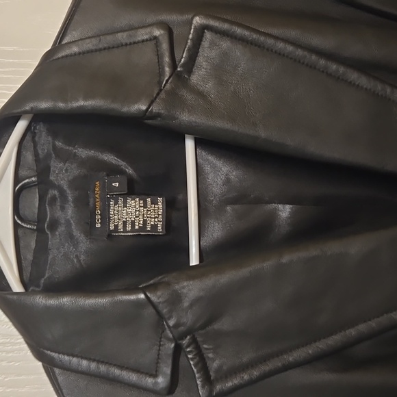 BCBGMaxAzria  Leather Jacket sz4 - Picture 8 of 10